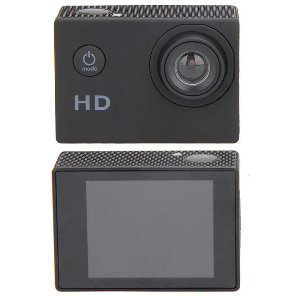 Full HD 1080P Водонепроницаемая камера 2,0 дюймов видео камера Экшн-камера Sports DV Go Автомобильная камера Pro