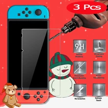 3 шт., закаленное стекло для защиты экрана с переключателем, 9 H, 2.5D, защитная пленка, Защитное стекло для переключателя, стекло