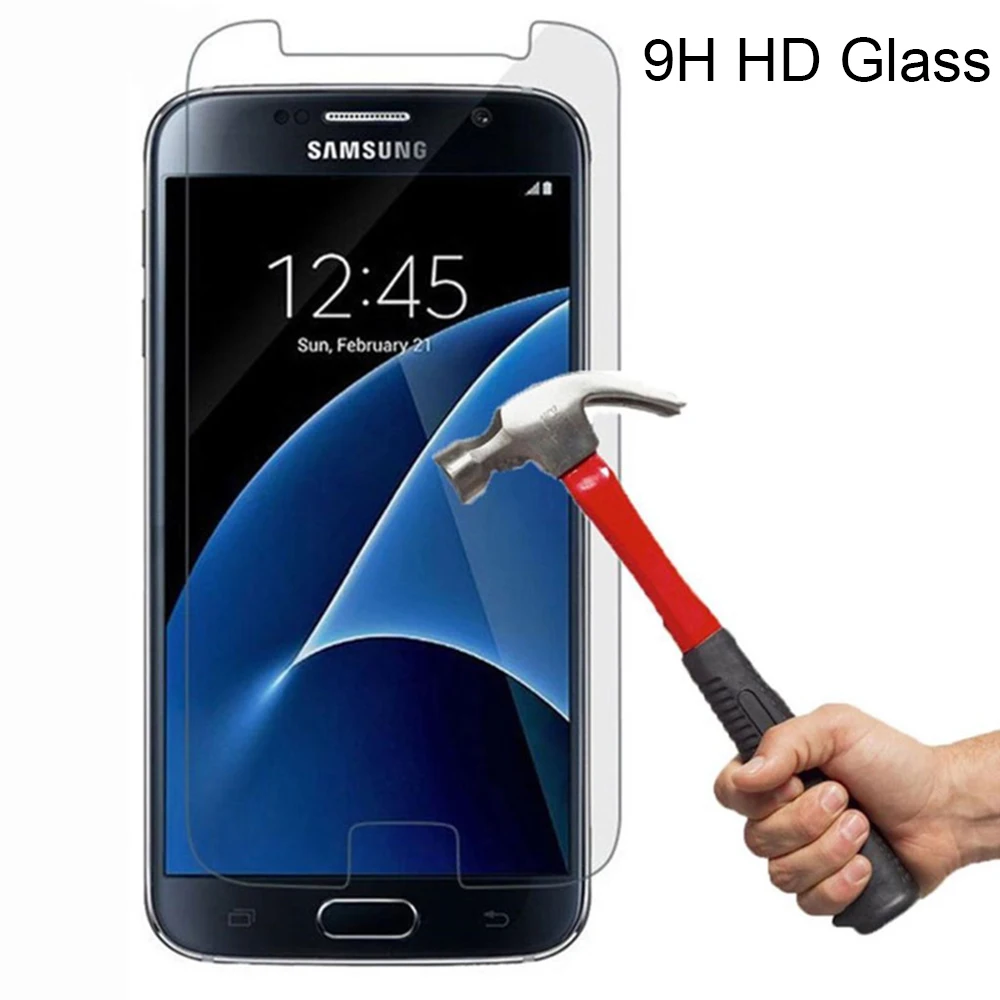 

Protective Tempered Glass For Samsung Galaxy A7 2018 A10 A30 A50 A70 M10 M20 M30 J4 J6 Plus S10 Plus S10e Screen Protector Film