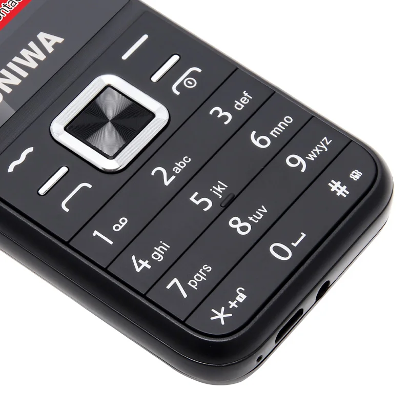 Low Price UNIWA E1802 GSM Feature Phone 1.77" Senior Elder Cellphone Push-button Dual SIM 1800mAh Wireless FM Telephone Portable