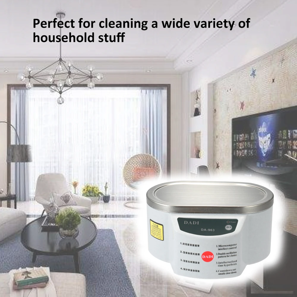 

New Household Professional Mini Size Digital Ultrasonic Cleaner Jewelry Watches Glasses Circuit Board Cleaning Sterilizing Tool