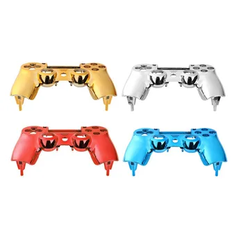 

4 Color Plating Front Housing Shell Case Cover For PS4 DualShock 4 Controller Cool Appearance Comfortable Feeling Easily Replace