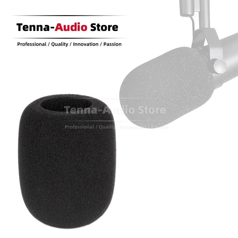 

Windshield Sponge Mic Cover Windproof Dustproof Foam For SHURE SM7B SM 7B SM7 7 B Microphone Windscreen Anti Pop Filter Shield