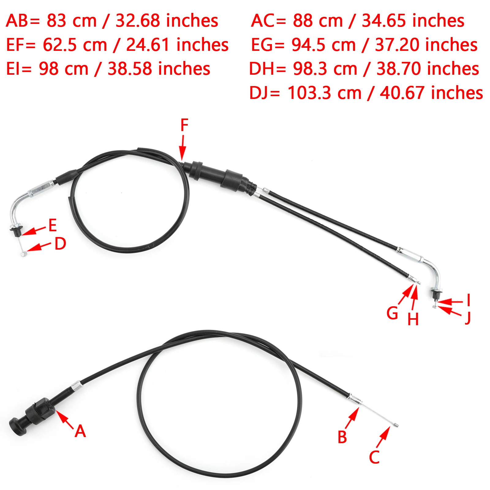 Areyourshop для YAMAHA PW80 PW 80 1985-2006 Y-Zinger 80 дроссельная заслонка и Дроссельный кабель стальная проволока аксессуары для мотоциклов