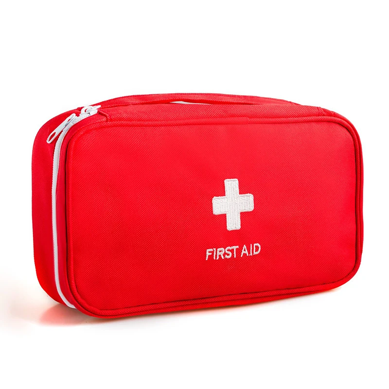 First Aid Case Outdoor Camping Portable Red Empty Medical Bag Survival Handbag Pouch Organiser Emergency Kits for Hiking | Безопасность