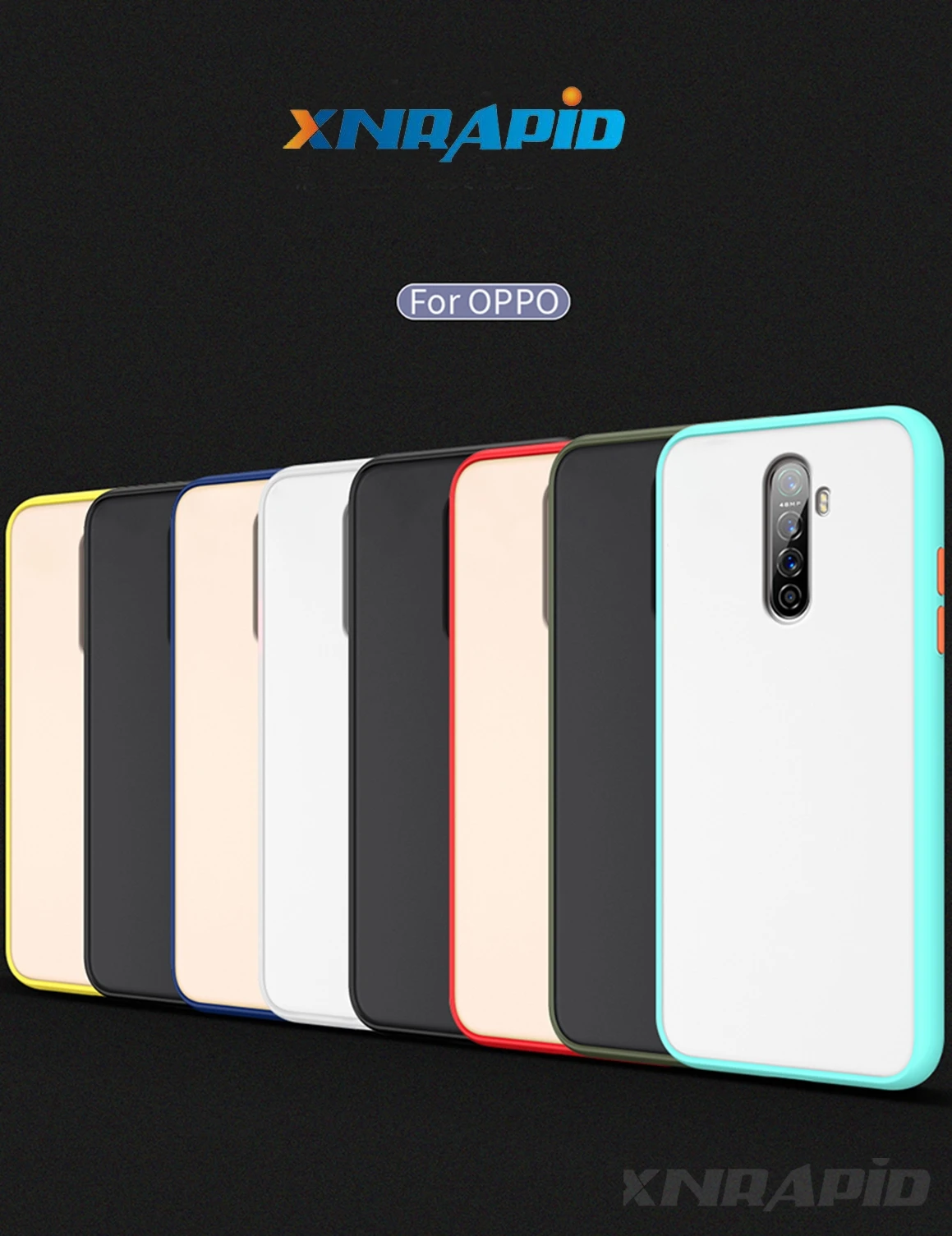 Матовый полупрозрачный чехол для OPPO Realme X2 Pro XT Reno Ace чехол с силиконовой рамкой жесткая задняя крышка противоударный чехол Coque