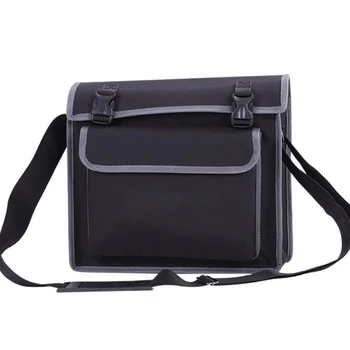 

Tool Bag Organizer with Shoulder Strap Tool Storage Bag Waterproof Equipment Bag for Carpenters, Electricians 35x28x11.5cm