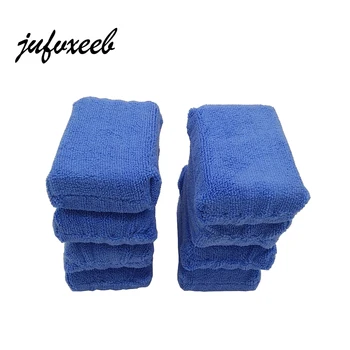 

JUFVXEEB Microfiber Car Cleaning Applicators Car Washing Sponge Automobile Cleaning Cloths Car Wax Polishing Pad Car Detailling