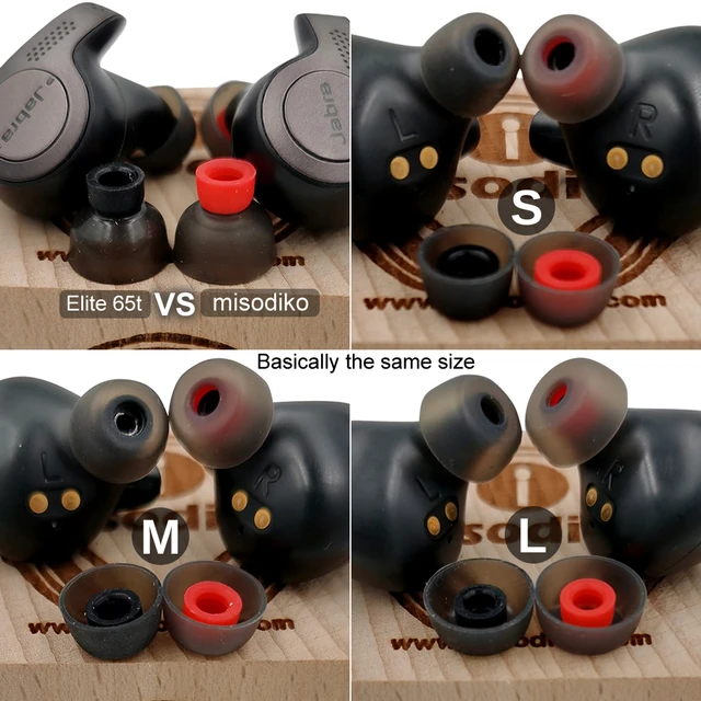 65t Foam Tips Jabra Elite 75t Memory Foam Ear Tips Compatible With