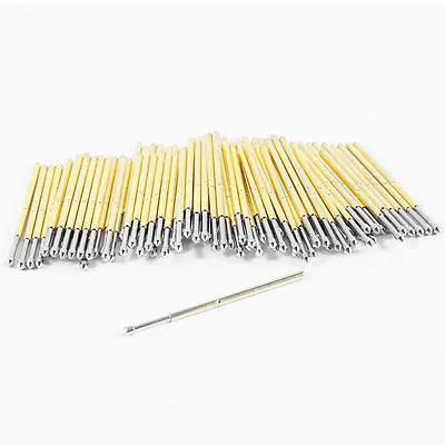 

100 Ps 90 Degree Convex Tip Spring Test Probes Pins P100-E 33mm