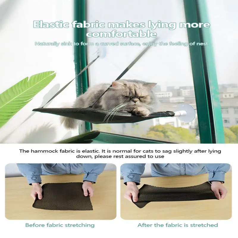 Title 3, Cat Suction Cup Hanging Bed Cat Sofa Cat Bed Ca...