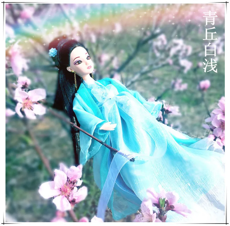 

Classical Chinese-style Ancient Costume Doll Clothes Fairy LADY'S Fairy Replaceable Chinese Clothing Accessories Doll Ancient Co