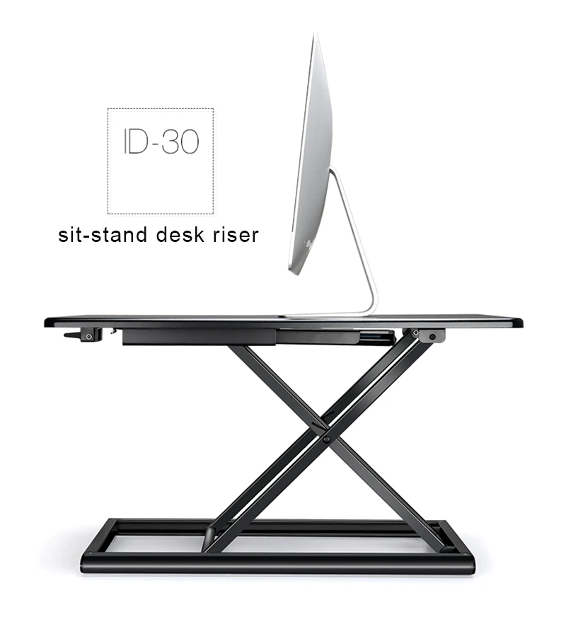 Hyvarwey ID-30 Aluminum Easy Up Height Adjust Sit Stand Desk Riser Foldable Laptop Desk Monitor Holder Stand With Keyboard Tray 11 Hyvarwey ID-30 Aluminum Easy Up Height Adjust Sit Stand Desk Riser Foldable Laptop Desk Monitor Holder Stand With Keyboard Tray 5