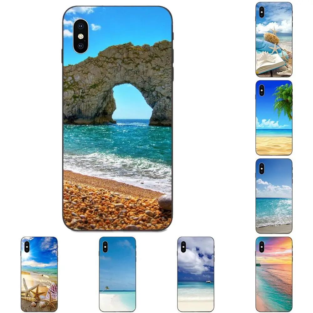 Sea Sky Sand Beach Летний морской плащ для Galaxy A8 A9 Star Note 4 8 9 10 S3 S4 S5 S6 S7 S8 S9 S10 Edge Lite Plus Pro G313 |