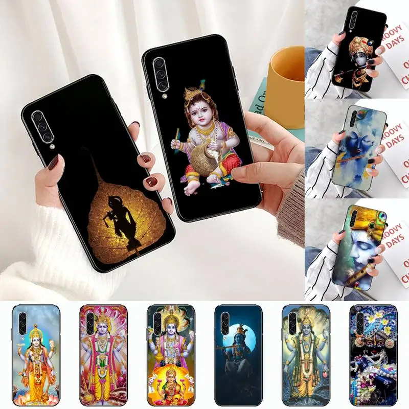 

Indian god Lord Krishna Phone Case For Samsung S6 S7 edge S8 S9 S10 e plus A10 A50 A70 note8 J7 2017