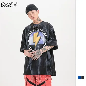 

BOLUBAO Men's T Shirts Brand Summer Men EU Size Original Hip Hop Youth Tee Top High Quality Loose Skateboard Style T-Shirt Male
