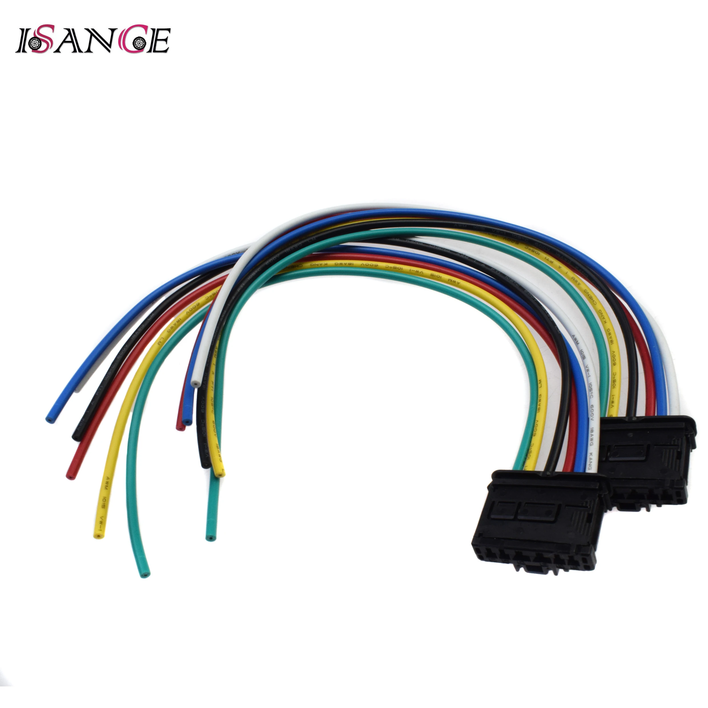 Led wiring harness ISANCE Rear Tail Light Lamp Electrical Wiring Connector 1606248780 For Citroen Peugeot Fiat Dacia C2 C3 C4 C5 DS3 DS4 C4 PICASSO