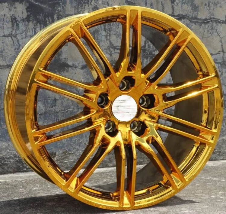 Высокая производительность золото хром цвет 21 дюймов 21x10,0 5x130 литые диски подходят для Audi Q7 Porsche Cayenne, Panamera 911