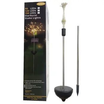 

Solar Ground Plug Firework Light Led Copper Wire Light Dandelion String Lights Garden Lawn Lights Christmas Decoration Lights