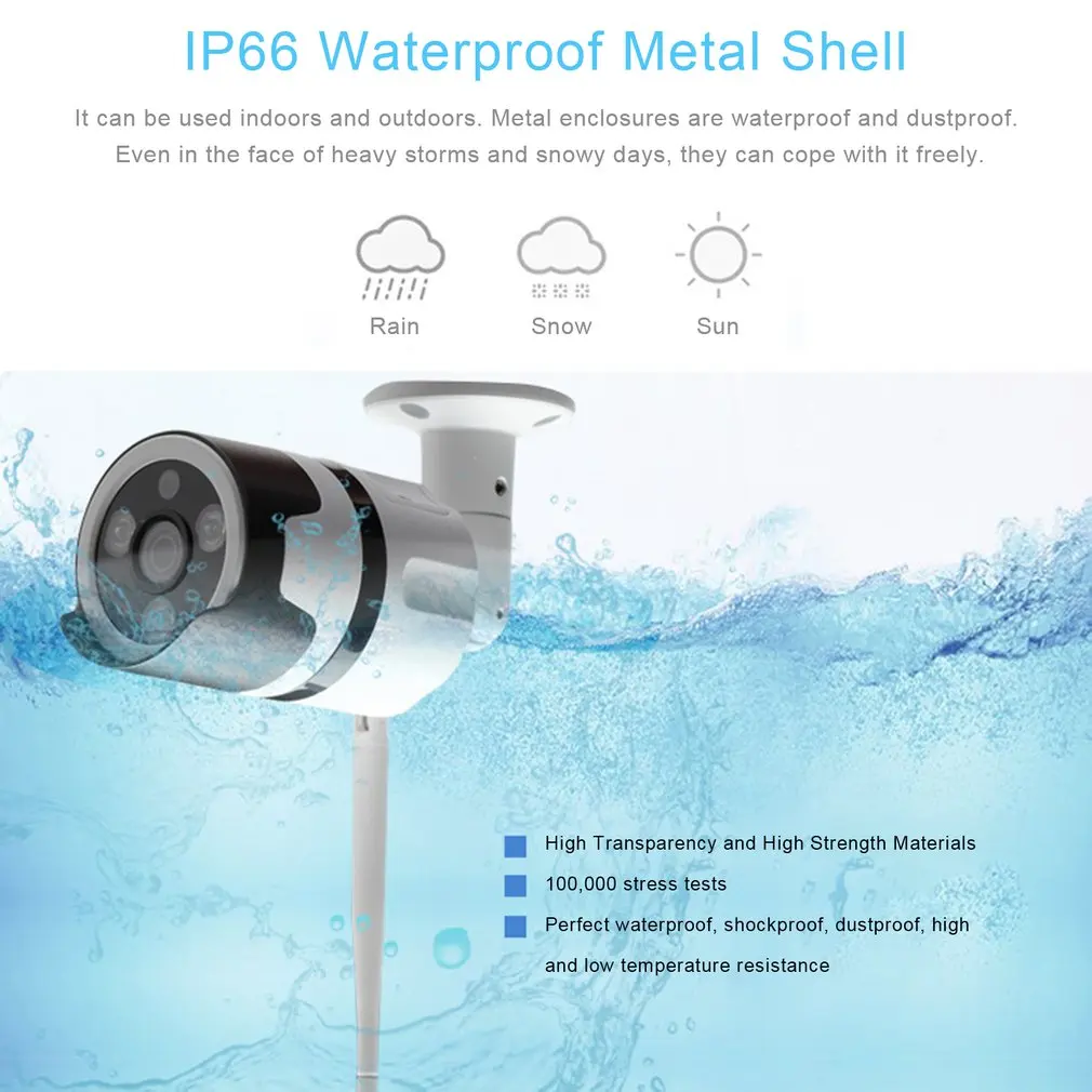 WiFi IP Camera 720P/1080P HD Cameras Outdoor Wireless Security Camera Surveillance Camera Wifi Infrared Light CCTV Camera