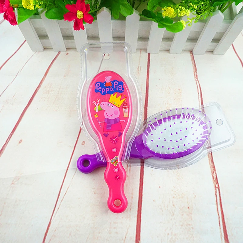 

Peppa Pig Baby Girl Care Hair Comb Air Cushion Comb for Girls Beautiful Princess Hair Brushes Cartoon Pattern Children Girl Gift