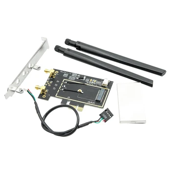 

NGFF M2 To PCIE AC Wireless Network Card Transfer Card 9260 8265 1550 AC DW1560