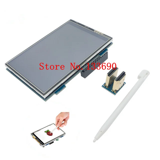 Сенсорный ЖК экран 3 5 дюйма HDMI USB реальное разрешение HD 480x320 Pi1 B нулевой TFT дисплей