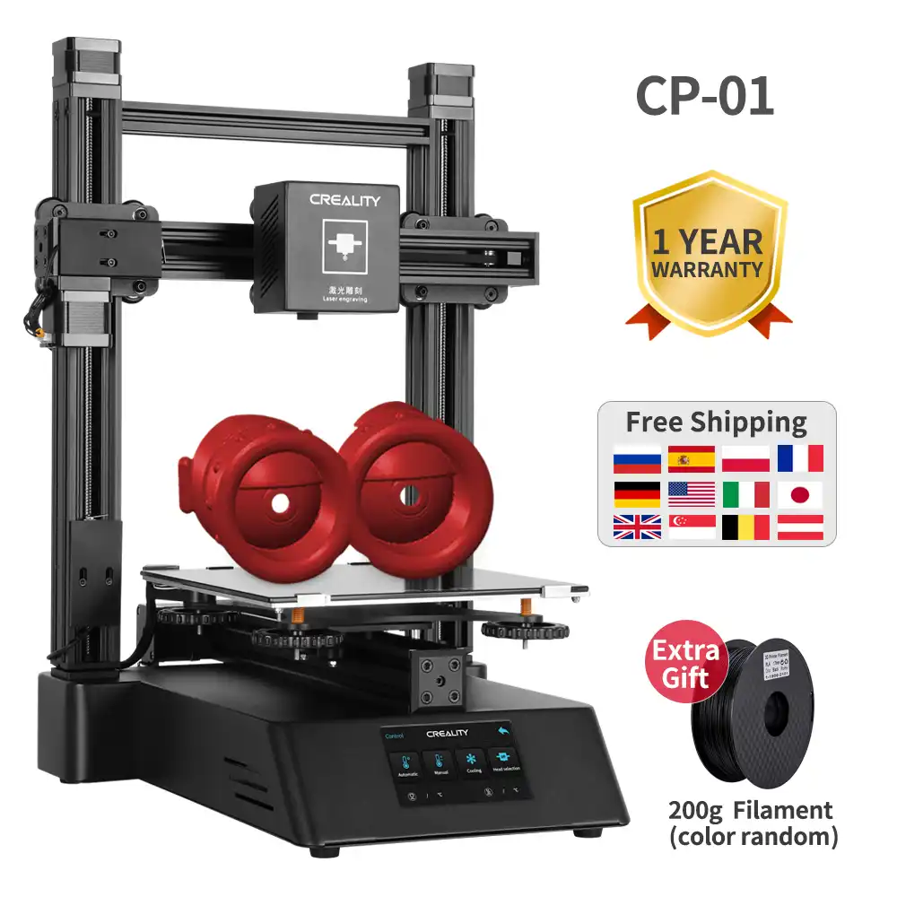 Creality 3d New Cp 01 3 In 1 Printer With Cnc Cutting Function 4800rpm Laser Engraving 3d Printing 3d Printers Aliexpress