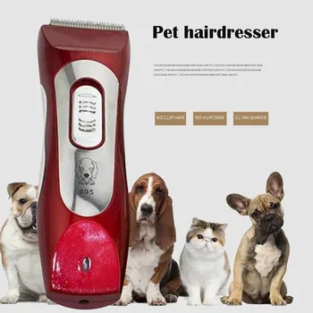 

Rechargeable Hair Clipper Metal Professional Hair Clipper Electric Cordless Hair Grooming Home Dog Haircut Shaver Baldheaded