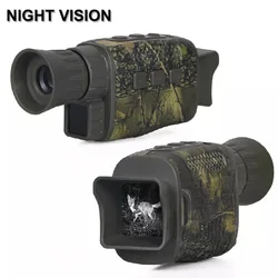 Hd visão noturna infravermelha telescópio digital monocular fotografia câmera de vídeo ao ar livre acampamento edc caça acessórios táticos