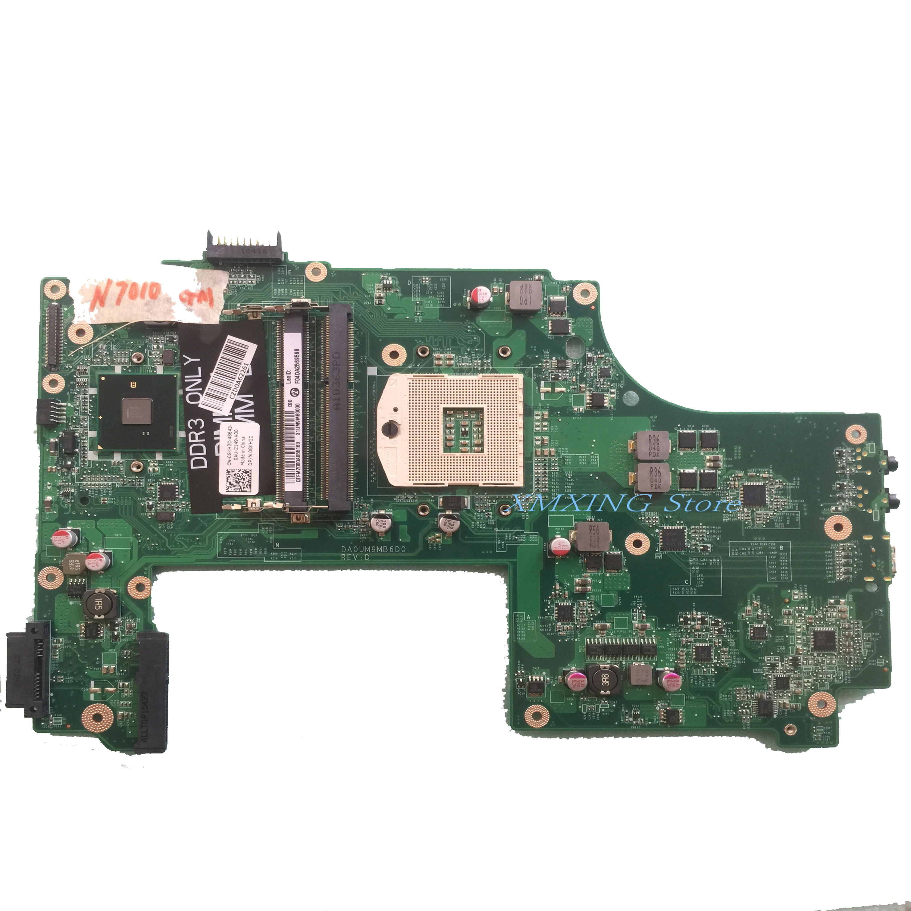 Материнская плата FULCOL для ноутбука DELL Latitude 17R N7010 CN-0GKH2C 0GKH2C GKH2C протестирована на