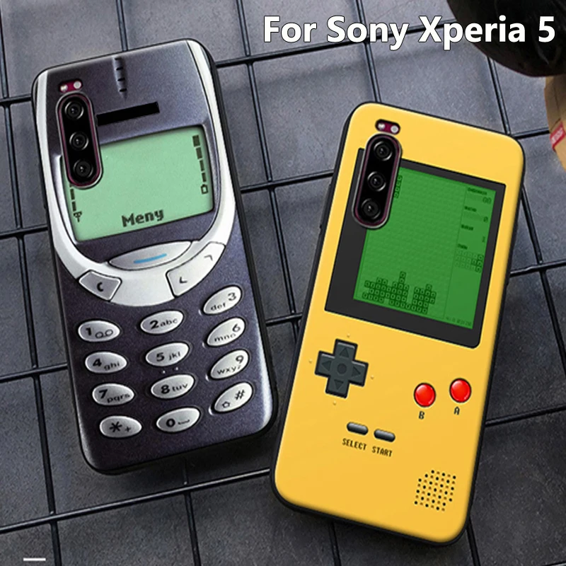 Чехол для Sony Xperia 5 Мягкая силиконовая задняя крышка из ТПУ J9210 чехол телефона