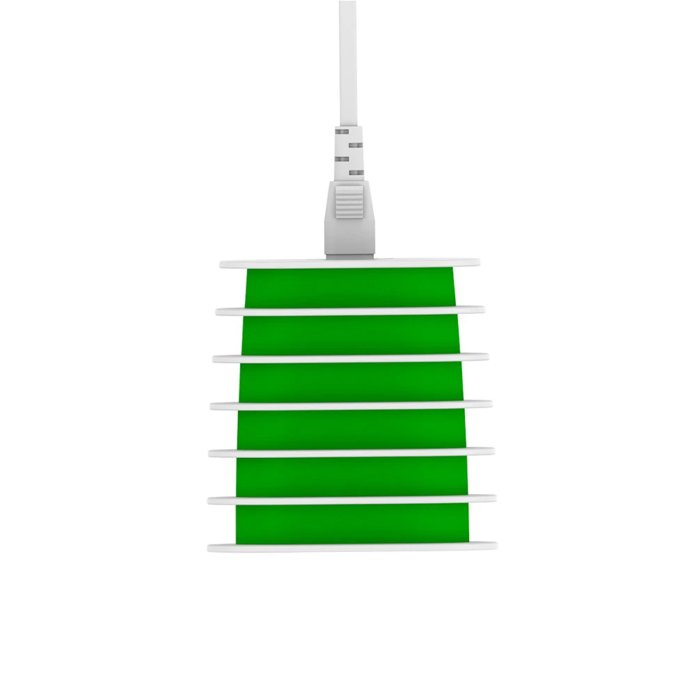 6 USB мульти порты зарядная станция умный адаптивный 7A Настольный универсальный быстрое зарядное устройство Великобритания ЕС США штекер для телефона