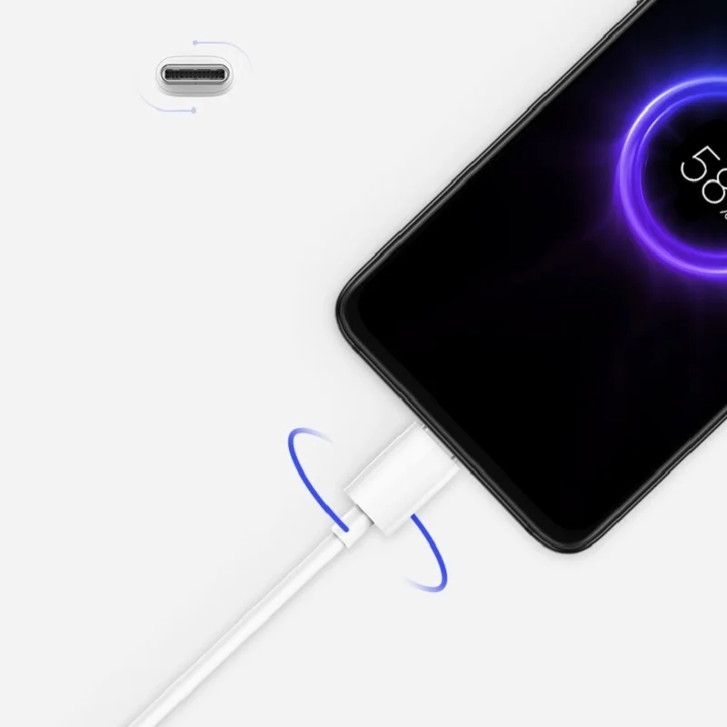 Оригинальный USB кабель Xiaomi 100 см Type C для быстрой зарядки и передачи данных XIAOMi9 6 8