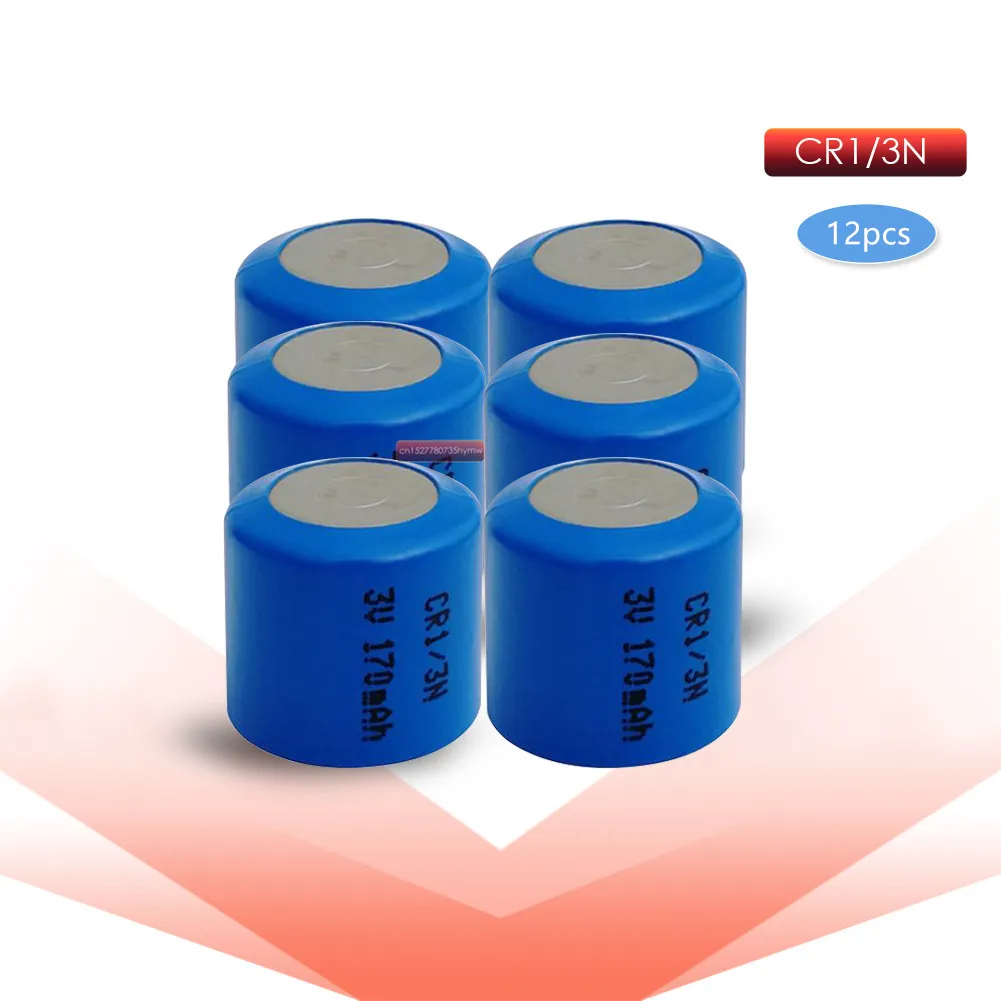 

12pcs CR1/3N 2L76, K58L, DL1/3N, 5018LC, CR11108 3v Lithium Battery