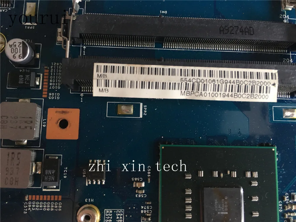 Yourui 48.4CD01.021 MBPCA01001 MB. PCA01.001 материнская плата для acer aspire 7735 7735G 7738 материнская плата для ноутбука DDR3 тестовая работа идеальная