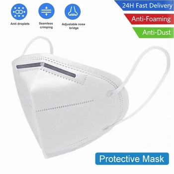 

10 PCS Safety Protection Mask Breathable Personal use 4 layer 95% Filtration masks Thickened mouth cover face Dustproof masks