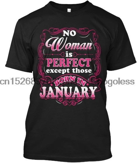 Футболка без надписей Perfect Woman Born In рубашка |