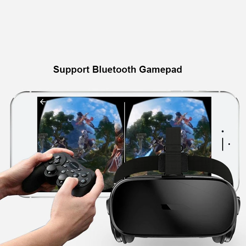 G300 VR Очки виртуальной реальности 3D гарнитура стерео шлем коробка с регулировкой зрения для IPhone Android смартфонов 4,7-6,0