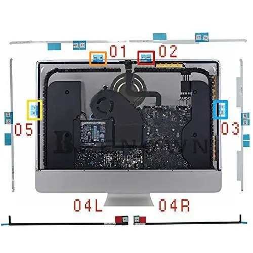 Новинка клейкие ленты для ЖК-экрана imac21 5 дюйма A1418 с комплектом сменных