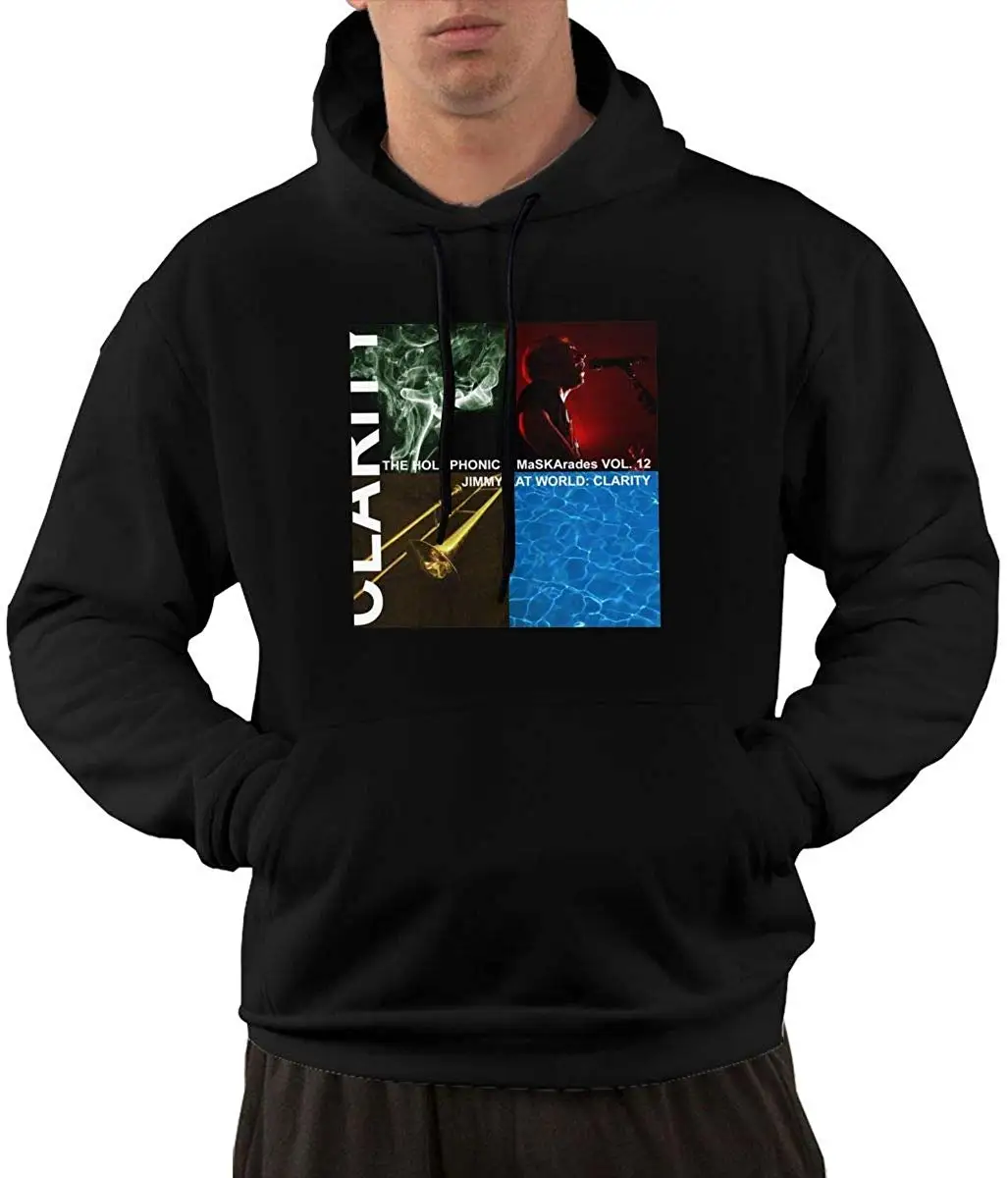 TSDFC Mens Novelty 3D Printed Jimmy Eat World Clarity Sports Sweatshirt Hoodies |