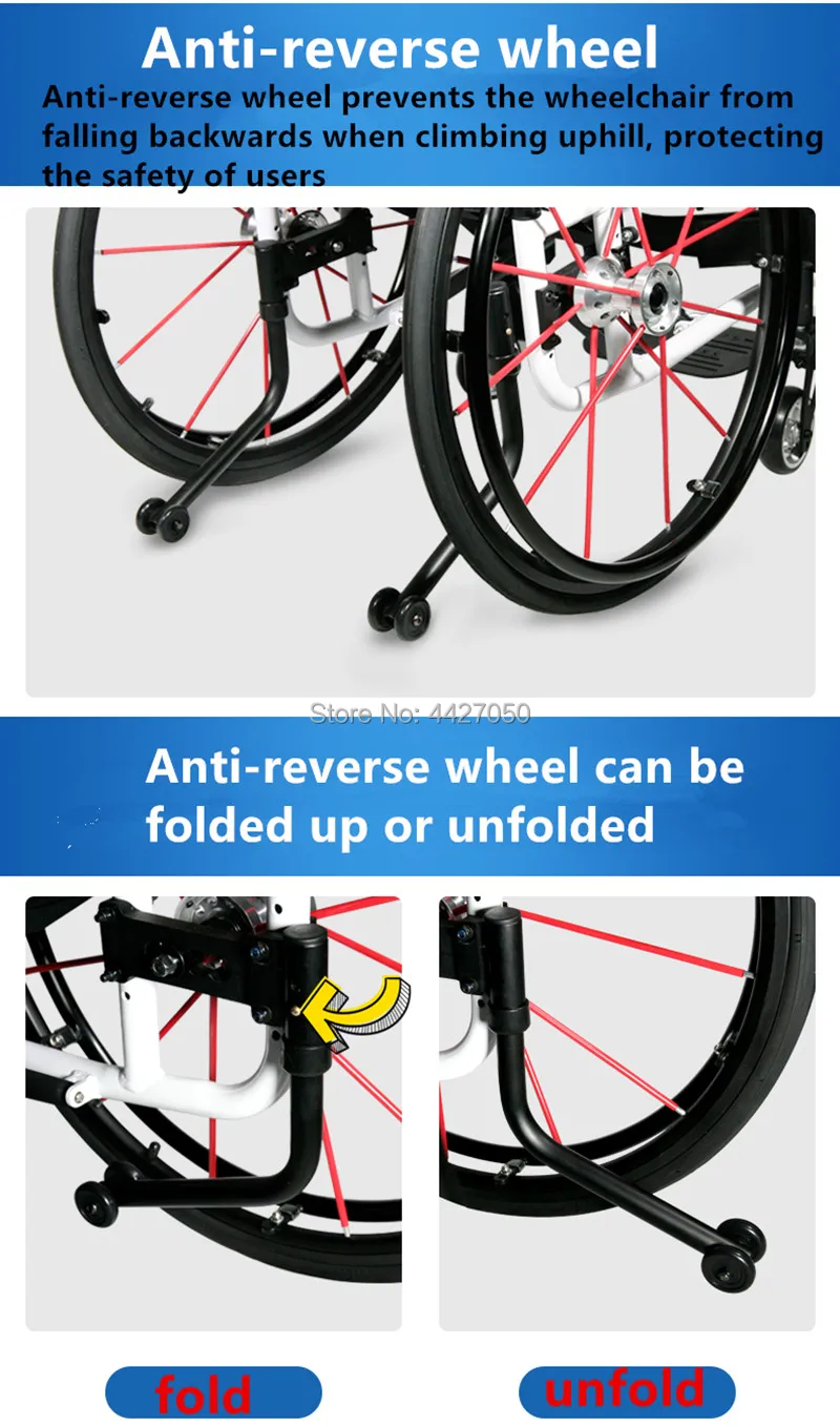Модное большое колесо Спортивное ручное кресло-коляска для людей с ограниченными возможностями