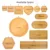14 Tyles Bamboo Tray Bonsai Holder Home Balcony Bamboo Wood Flower Pot Holder Цветочные Горшки Лоток Садовый Аксессуар