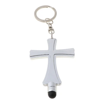 

1PC Universal Plastic Capacitive Touch Screen Stylus Pen Touch Pen Keychain for Tablet PC Pad Phone Cross Pen