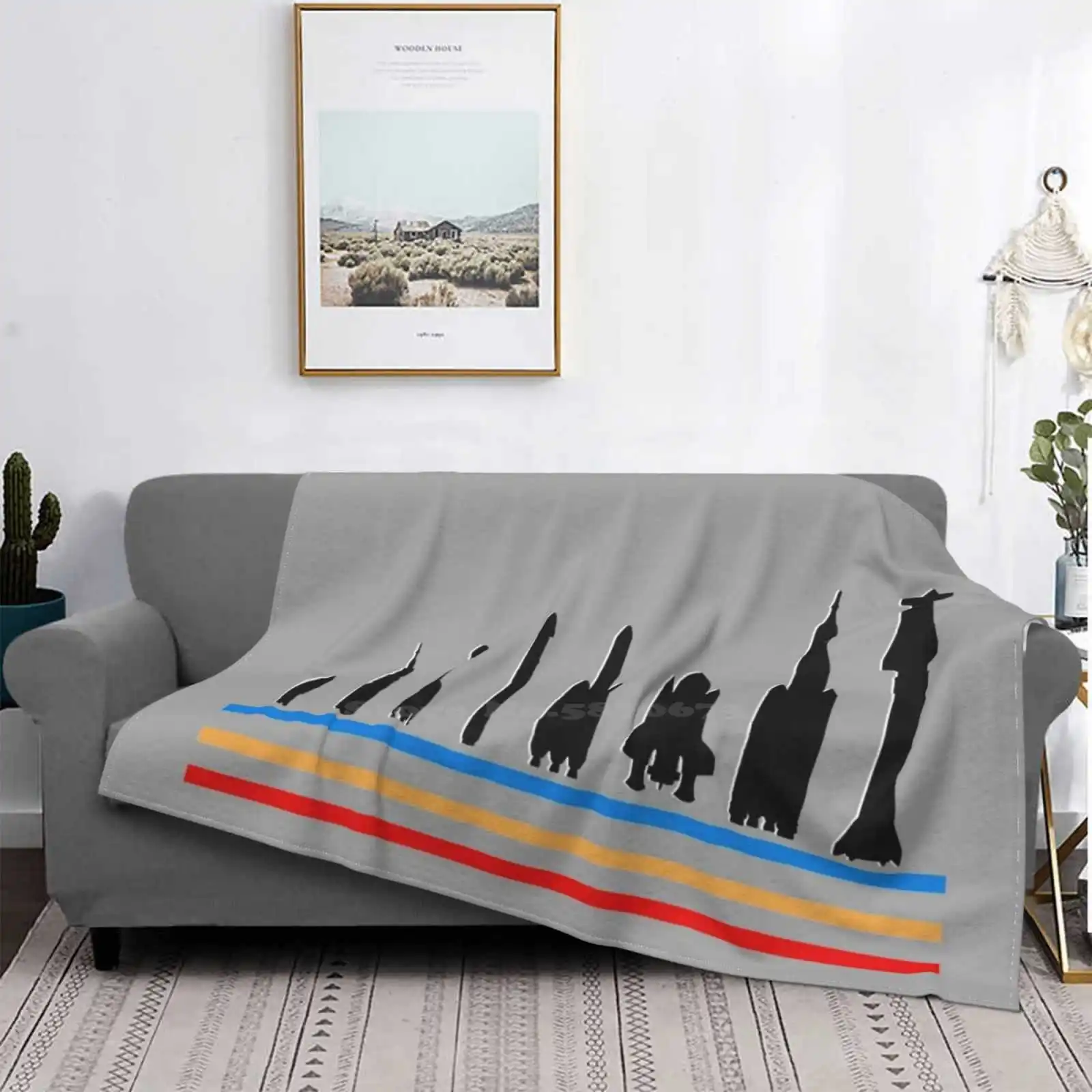 Moderne Navi Spaziali E Dimensioni Del Razzo Design Creativo Leggero E Sottile Coperta Di Flanella Morbida Space Shuttle Astronave Rocket Mars Elon