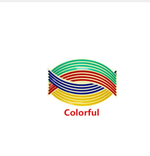 Универсальная наклейка на колеса мотоцикла для HONDA CB1100 GIO special CRF1000L Африка Твин CBF1000 A CB600F - Цвет: Colorful