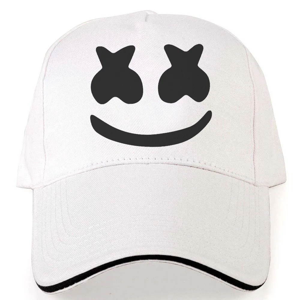 Бейсболка Шляпа c вышивкой, для отца Американский DJ Chris Comstock унисекс Snapback шапки Dotcom Alone Smiley face