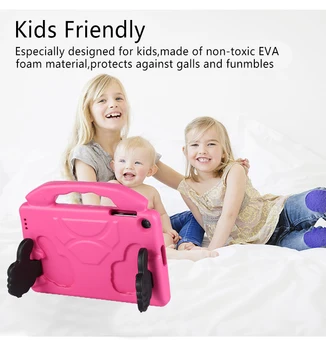 

Kids Case For Samsung Galaxy Tab A 10.1 2019 T510 T515 hand-held EVA ShockProof Thumb bracket tablet cover For SM-T510 SM-T515