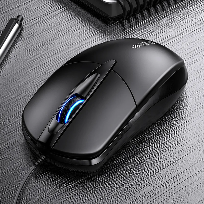 

G2 Colorful Luminous Wired Business Mouse Computer Accessories Office Mouse 1000Dpi 3 File Adjustment For PC Notebook Office