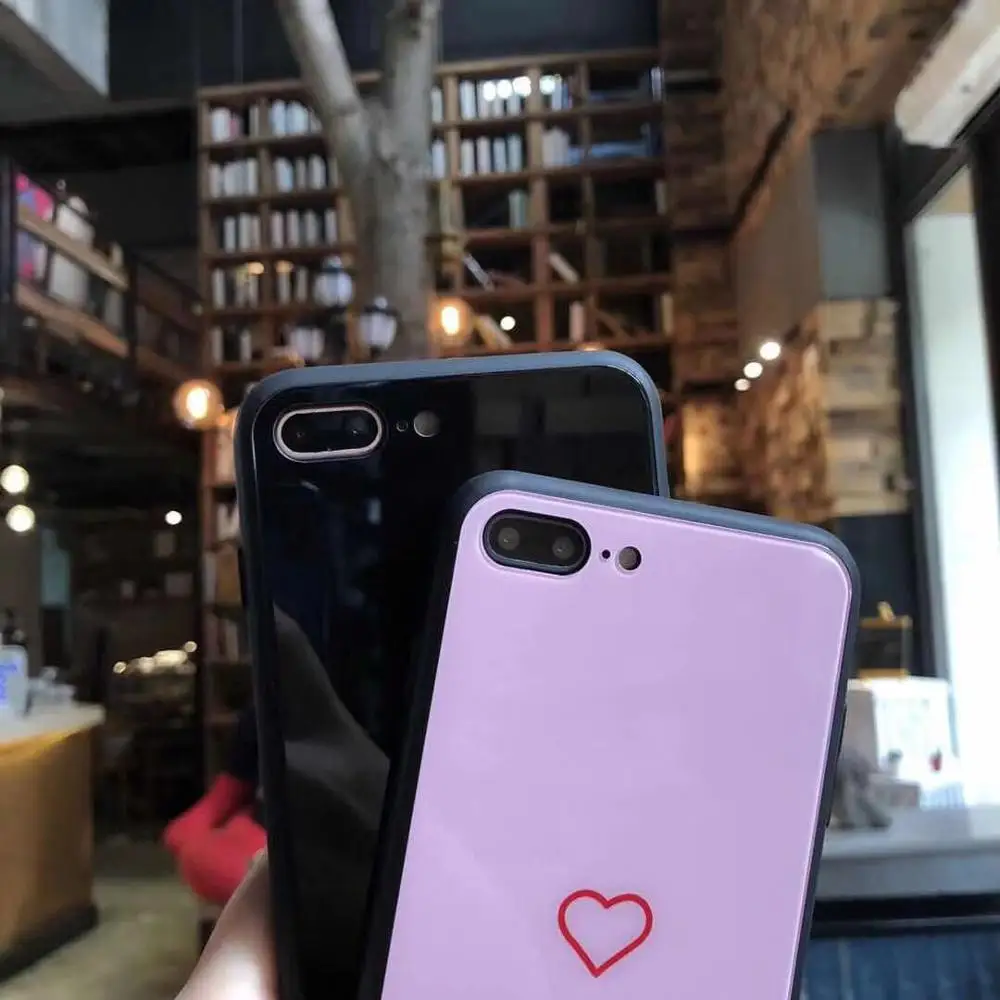 

JASTER drop-proof ultra-thin tempered glass phone case for iphone 6 7 8 X XR XS MAX